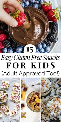 easy gluten free snacks for kids that are delicious and nutritious to eat