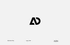 the logo for an upcoming film called'ad'is shown in black and white