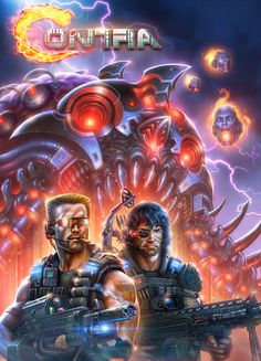 ArtStation - Contra, RAY 84 Movie Artwork, Geek Art, Retro Video Games, Movie Poster Art, Comic Games, Old Games, Arte Fantasy