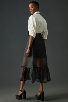 Rent Sheer Organza Skirt from Nuuly. Pick 6 items for $98/month. Free shipping + returns. Organza Skirt Outfit, Organza Skirt, Community Of Women, Skirt Outfits, Lace Skirt, Photo Shoot, Anthropologie, Skirt, Free Shipping