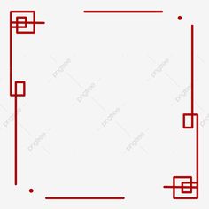 an abstract red and white background with square, rectangles and lines in the center