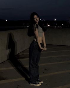 parking lot photoshoot, late night photo, nighttime photo inspo, downtown girl, downtown girly, parking lot photos, casual outfit inspo, pose inspo, standing pose Parking Lot Photoshoot, Cute Modeling Poses, Rooftop Photoshoot, Walking Poses, Standing Pose, Hair Girls, Night Photo, Zara Coat, Self Portrait Poses