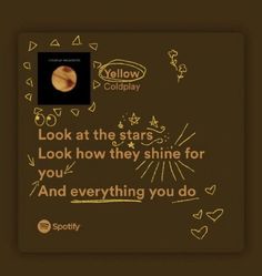 an image of the solar and stars on a brown background with words written below it