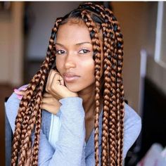 braids knotless jumbo hair braided braid trenzas africanas kids marrones tresses crochet tresse africaine curly coiffures thrivenaija rubias coiffure notless Brown Jumbo Box Braids, Jumbo Box Braids Styles, Box Braids Pictures, Hair Clips 90s