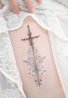 69 Watercolor Tattoos That Are Stunning Works of Art High Fantasy Tattoo, Noble Tattoo, Tato Phoenix, Tato Henna, Korean Tattoos, Dainty Tattoos