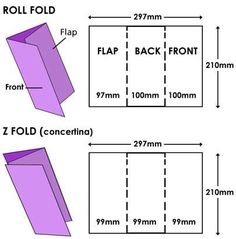 the diagram shows how to make an origami box with two sides and one end