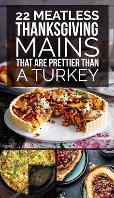 the cover of 22 meatless thanksgiving mains that are better than a turkey pie