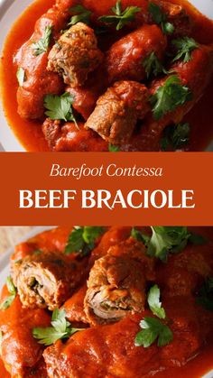 Barefoot Contessa Beef Braciole Beef Braciole Recipe Giada, Italian Braciole Recipe, Braciole Recipe Traditional, Italian Parsley, Beef Roll