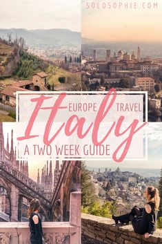 2 Weeks in Italy Itinerary: Your ultimate Italian Highlights 14 day travel guide for where to go and when. The best Italian cities and towns to visit during just a couple of weeks in Europe! Travel In Italy, Italian Cities, Best Travel Insurance, Italy Holidays, Explore Italy, Travel Italy, Italy Travel Guide