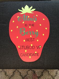 there is a sign on the floor that says, always is the best stubborn vp candidate