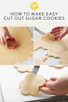 how to make easy cut out sugar cookies