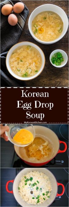 korean egg drop soup is an easy and delicious way to make it in less than 30 minutes