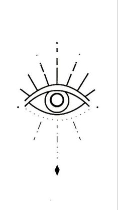 an eye with rays coming out of it and the word o is in the middle