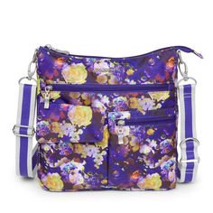 Square Crossbody Bag, Purple Garden, Town Square, Purple Bags, Nylon Bag, Wear It, Handbag Accessories, Garden Party, Bags Women