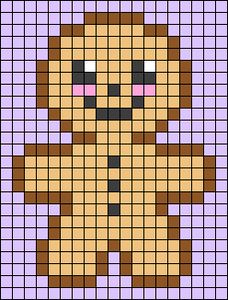 a cross stitch pattern with a teddy bear on it