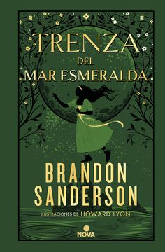 the book cover for trenza del mar esmerada by brandon sandersonon