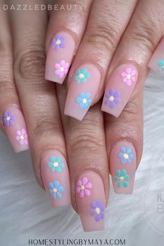 Spring nails 2024 spring nails Spring nails inspiration Spring nails designs floral spring nails Short spring nails Spring nails ideas Simple spring nails Simple spring nails ideas spring nail designs Spring gel nails Spring Gel Nails Ideas, Spring Nails Inspiration, French Manicure With A Twist, Neon Nail Designs, Floral Nail Designs