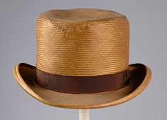 Art Object | The Metropolitan Museum Mobile Hat Business, 1870s Fashion, Victorian Hats, Couture Outfits, Victorian Clothing, Man Hat, Top Hats, Costume Collection