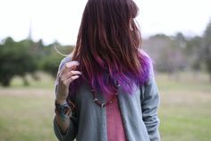 finally someone with cute dip dyed brown hair♥ I will probably be doing this in the near future!!! Dip Dyed Hair Brown, Dip Dye Brown Hair, Dip Dye Hair Brown, Dyed Hair Brown, Dye Brown Hair, Dip Dyed Hair, Lumpy Space, Purple Tips, Dark Blue Hair