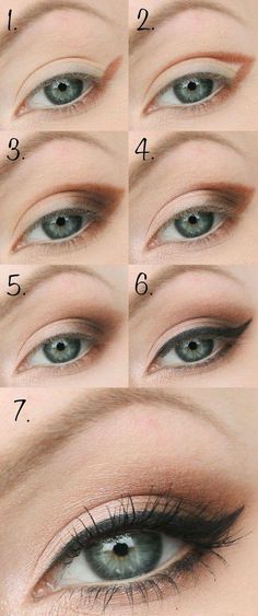 Mata Hooded, Gold And Brown Eye Makeup, Make Up Mata, Brown Eye Makeup Tutorial, Cool Makeup, Eyeshadow Tutorial For Beginners, Halloweenský Makeup, Tutorial Eyeliner, Diy Makeup Remover