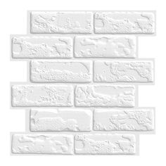 the white brick wallpaper is shown in this image