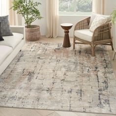 9 Beautiful Area Rugs You Can Purchase Online - Interiors by Abbey Rustic Area Rugs, Natural Palette, Abstract Rug, Grey And Beige, Beige Area Rugs, Cool Rugs, Online Home Decor Stores, Indoor Rugs, Power Loom