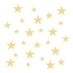 gold stars on white background with space for text