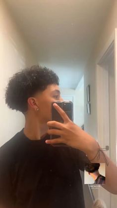 Short Fade Haircut, Small Curls, Future Girlfriend