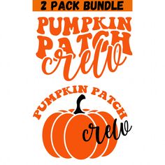 2 pumpkin patch svg bundle