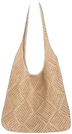 Everyday Crochet Beach Shoulder Bag, Trendy Crochet Tote Bag For Beach Season, Trendy Crochet Tote Bag For Beach, Beachy Crochet Tote Bag For Beach Season, Cheap Cute Crochet Beach Bag, Beach Tote Bags Summer, Summer Beach Bag, Tote Bag Summer, Knit Bag