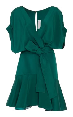 Click product to zoom Pre Fall, Skirt Outfits, Moda Operandi, Daily Fashion, Silk Dress, Green Dress, Fashion Collection, Casual Dresses, Women Wear