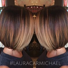 Bob Balayage Hair, Balage Hair, Bob Balayage, Easy Work, Highlights Brown Hair, Hair Affair, Work Hairstyles, Brown Blonde Hair