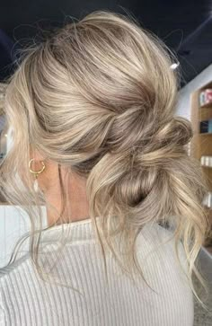 60 Youthful Hairstyles & Haircuts for Women Over 50 Simple Bridal Hair For Short Hair, Beach Wedding Hairstyles For Long Hair Updo, Youthful Hairstyles, Bridesmaid Hair Inspo, Haircuts For Women Over 50, Guest Hair, Bridesmaid Hair Makeup, Messy Updo