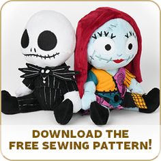 two stuffed toys sitting next to each other with the caption'free sewing pattern '