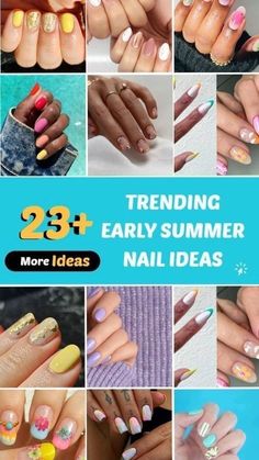 Fall Almond Nails, Best Nail Designs, Minimalist Pastel, Summer Nail Ideas, Back To School Nails, Latest Nail Trends, Tropical Prints