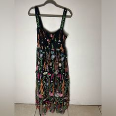 By Anthropologie Sheer Floral Embroidered Mesh Dress Pretty Bright Colors Perfect Condition, Worn Once. Size L Petite Dress Pretty, Anthropologie Dress, Anthropologie Dresses, Mesh Dress, Bright Colors, Colorful Dresses, Anthropologie, Black Pink, Maxi Dress