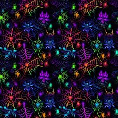 an abstract pattern with many colors and shapes on black background stock photo - budget conscious