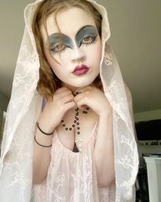 tags: alt makeup, drag makeup, babydoll makeup, babydoll aesthetic, gothic babydoll, alternative makeup, alternative, babydoll, religious trauma, doll makeup, makeup inspiration, porcelain doll makeup Babydoll Makeup, Creepy Doll Makeup, Porcelain Doll Makeup, Mom Fail, Alt Makeup, Aesthetic Photoshoot, Drag Makeup, Alternative Makeup, Emo Makeup