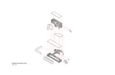 the diagram shows how to use different angles and materials for an architectural project, as well as