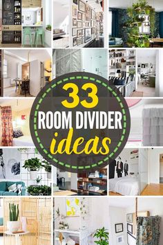 33 room divider ideas that are easy to do in the living room and bedroom