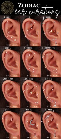 the different types of ear piercings