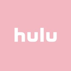 the word hulu on a pink background