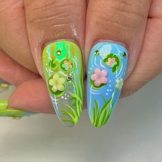 MTL NAIL ARTIST / SUSU | Mr. Duck shows us the moon🌚🦆🌸 #kawaii #duckynails #flowers #3dsculptednails #nailinspo #nailtech | Instagram Funky Nail Designs, Beauty Nails Design, Nails Desing, Cool Nail Designs, Nail Artist, Nail Tech, Lip Liner