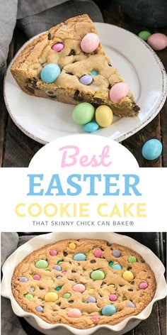 Easter Cookie Cake, Easter Menu, Easter Cookie, Giant Candy, Cookie Cake Recipe