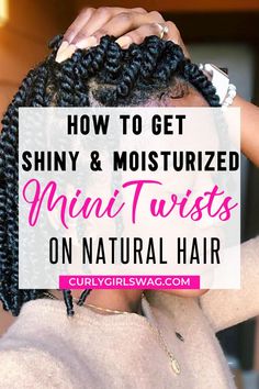 Mini Twists On Natural Hair, Twists On Natural Hair, Cute Natural Hairstyles, Natural Hair Growth Tips, Natural Hair Regimen, Natural Hair Care Tips, Healthy Hair Care, Hair Frizz