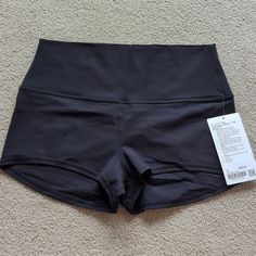 Constantly Selling Out! Lululemon Align Hr Short . 2" Inseam. Perfect For The Gym Or To Wear Under A Short Dress In Summer. Size 12. Nwt. Luluemon Shorts, Legging Shorts, Gym Clothes, Short Shorts, Fame Clothes, Lulu Lemon Shorts, Lululemon Shorts, Cute Pajama Sets