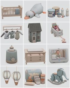 Sims 4 Aesthetic Baby Boy Nursery Essentials CC Finds Sims 4 Pack, Sims 4 Aesthetic, Sims 4 Cc Furniture Living Rooms, Baby Nutrition, Mods Sims 4, 4 Aesthetic, Book Cart, Mod Furniture