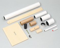 the tools needed to make a diy project are laid out on a gray surface