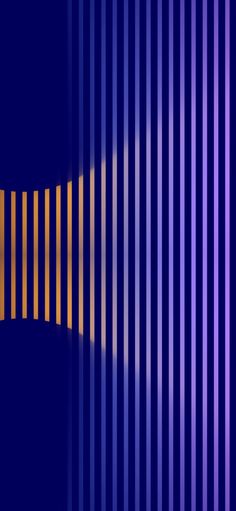 an abstract background with vertical lines in blue and gold colors, including the light at the end of the tunnel