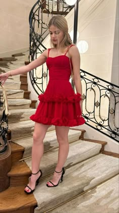 Dress Short Prom, Tulle Homecoming Dress, Shiny Dresses, Tulle Evening Dress, Looks Party, Red Dress Short, Short Prom Dress, Short Prom